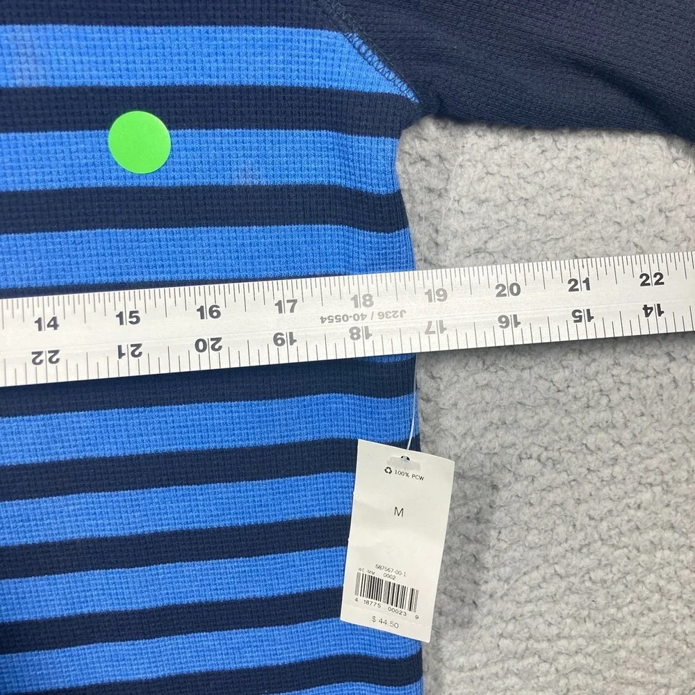 Banana Republic Thermal Waffle Knit Shirts Mens Medium Blue Lot of 2 Long Sleeve
